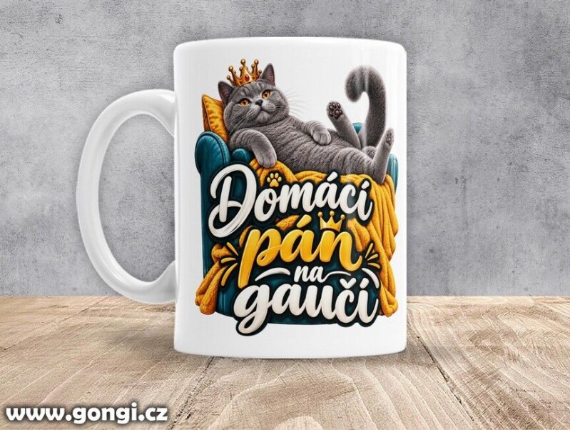 Hrnek - 0503 - Domácí pán na gauči